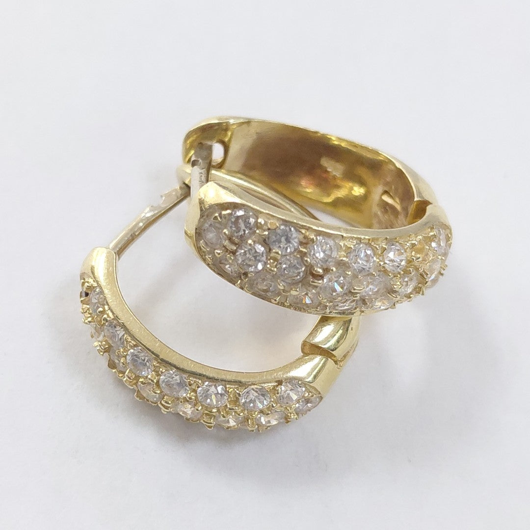 ARRACADAS PAR ORO 14 K 6.7 GRMS (SEMINUEVO)