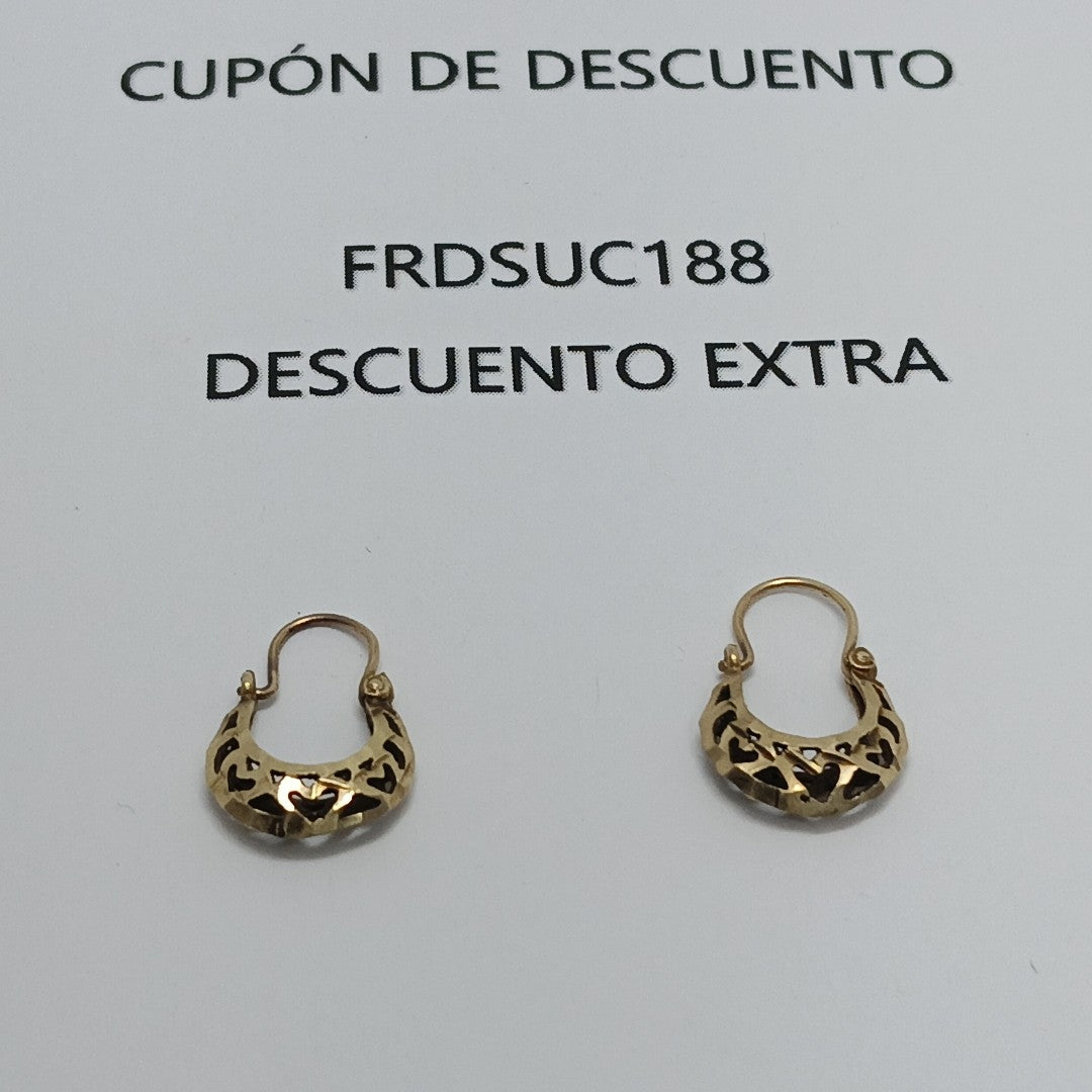 ARETES PAR ORO 10 K 1.4 GRMS (SEMINUEVO)