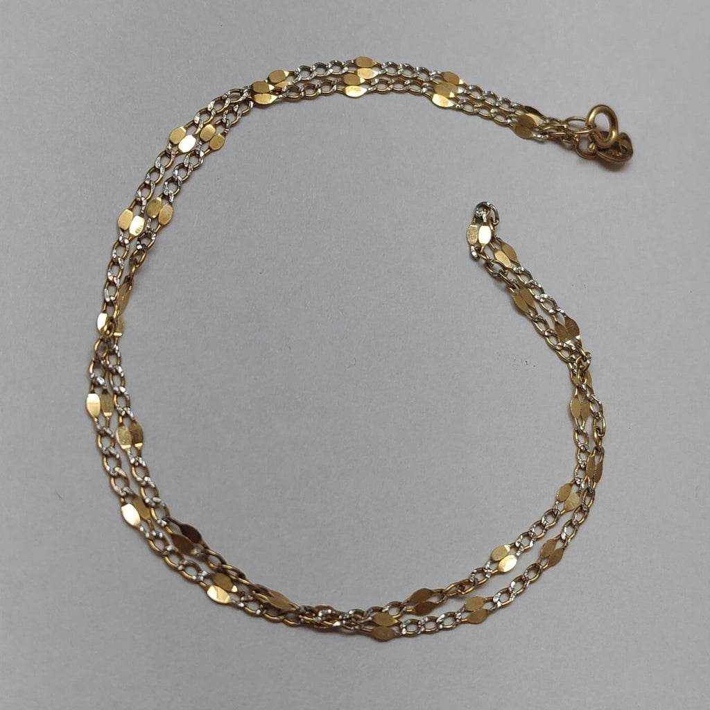 CADENA ORO,RODIADO 10 K 1,30 GRMS (SEMINUEVO)