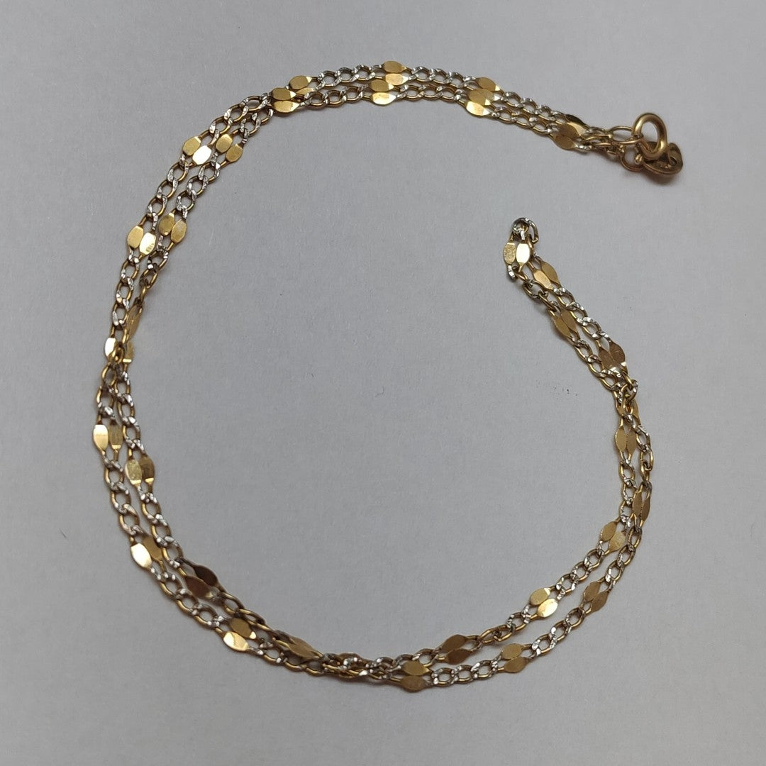 CADENA ORO,RODIADO 10 K 1,30 GRMS (SEMINUEVO)