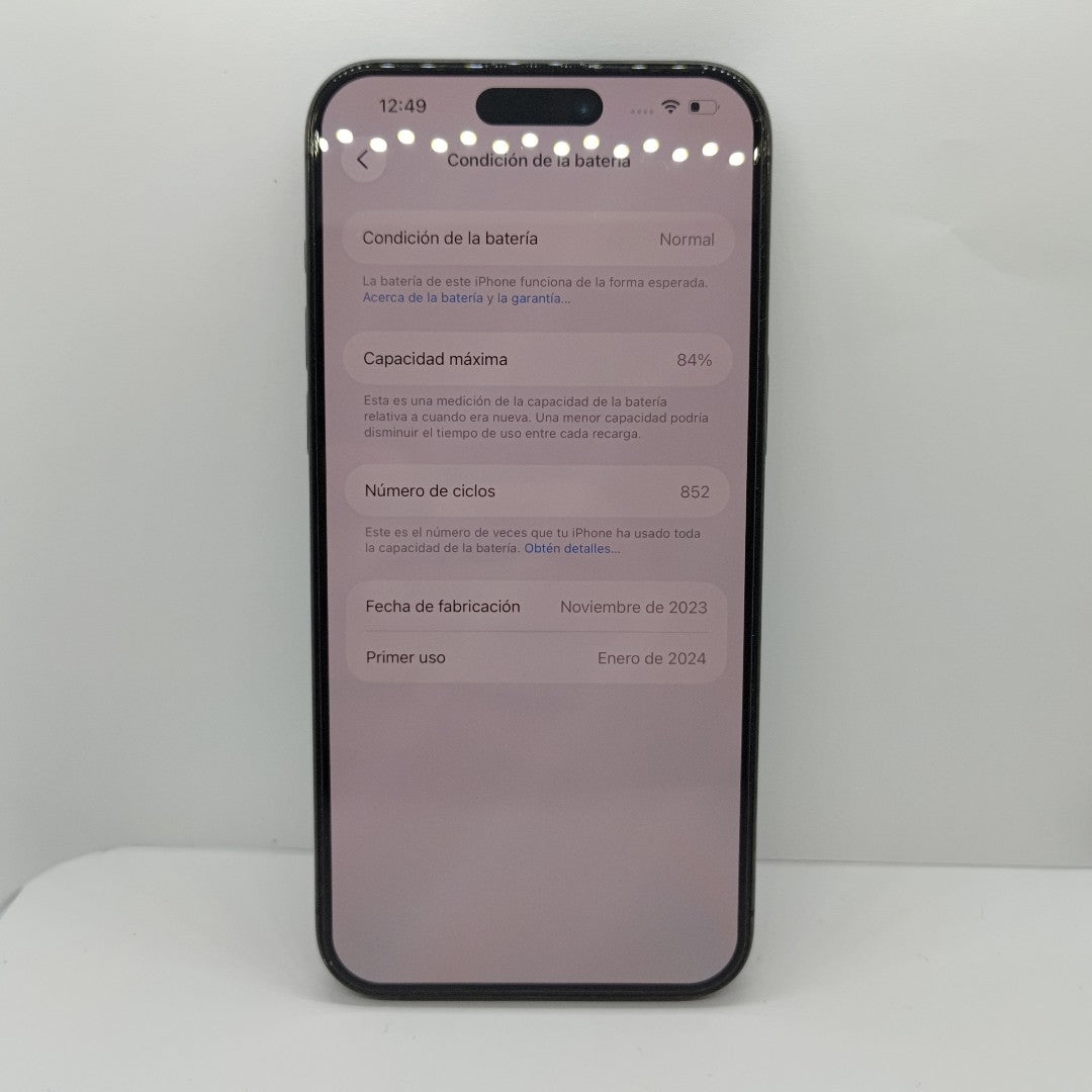 CELULAR APPLE IPHONE 15 PRO MAX A3105 (2023) 512 GB 8 GB RAM (SEMINUEVO)