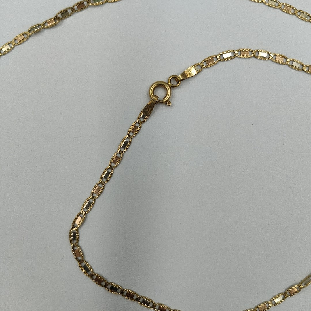 CADENA ORO,ORO COMBINADO 14 K 5,30 GRMS (SEMINUEVO)