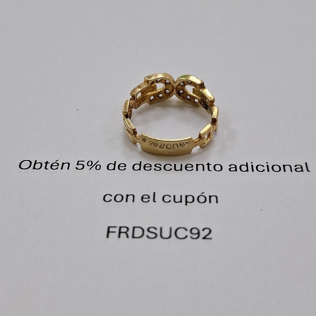 ARGOLLA DE LA SUERTE ORO 14 K 2,80 GRMS (SEMINUEVO)