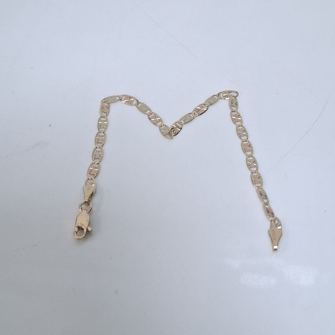 PULSERA GUCHI 14K 18 CM 2.8 GR (NUEVO)