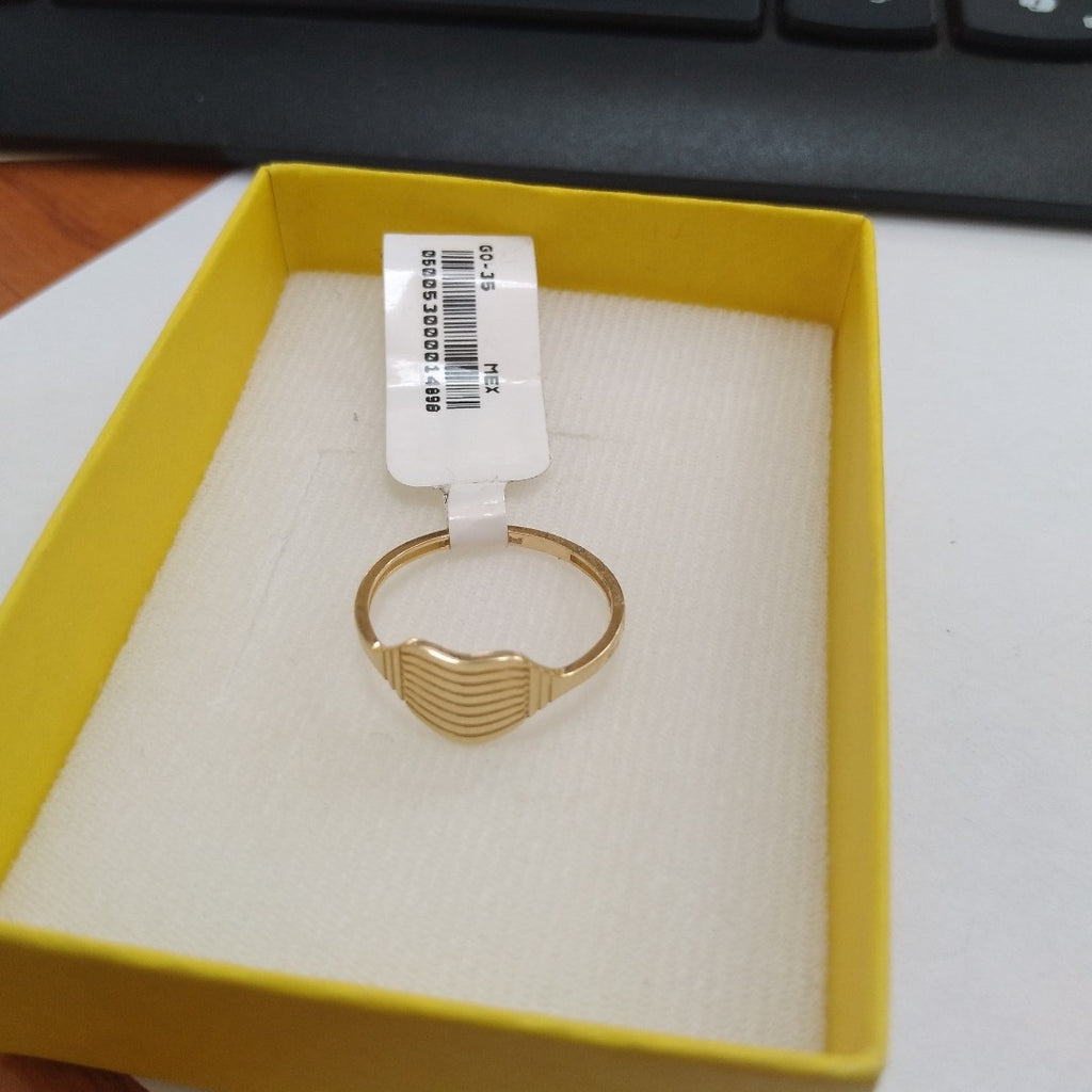 ANILLOS FIG CORAZON 14K TALLA 9 1.9 GR (NUEVO)