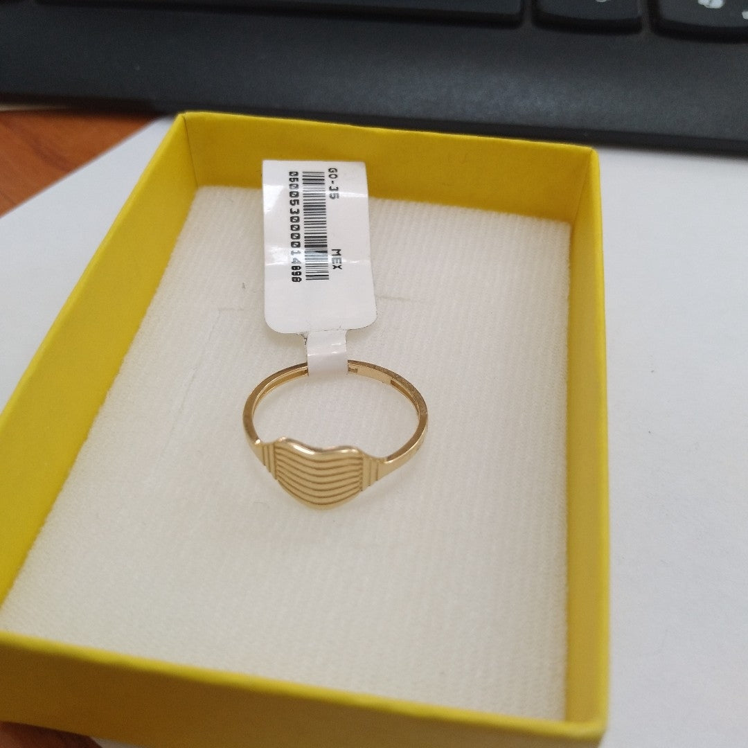 ANILLOS FIG CORAZON 14K TALLA 9 1.9 GR (NUEVO)