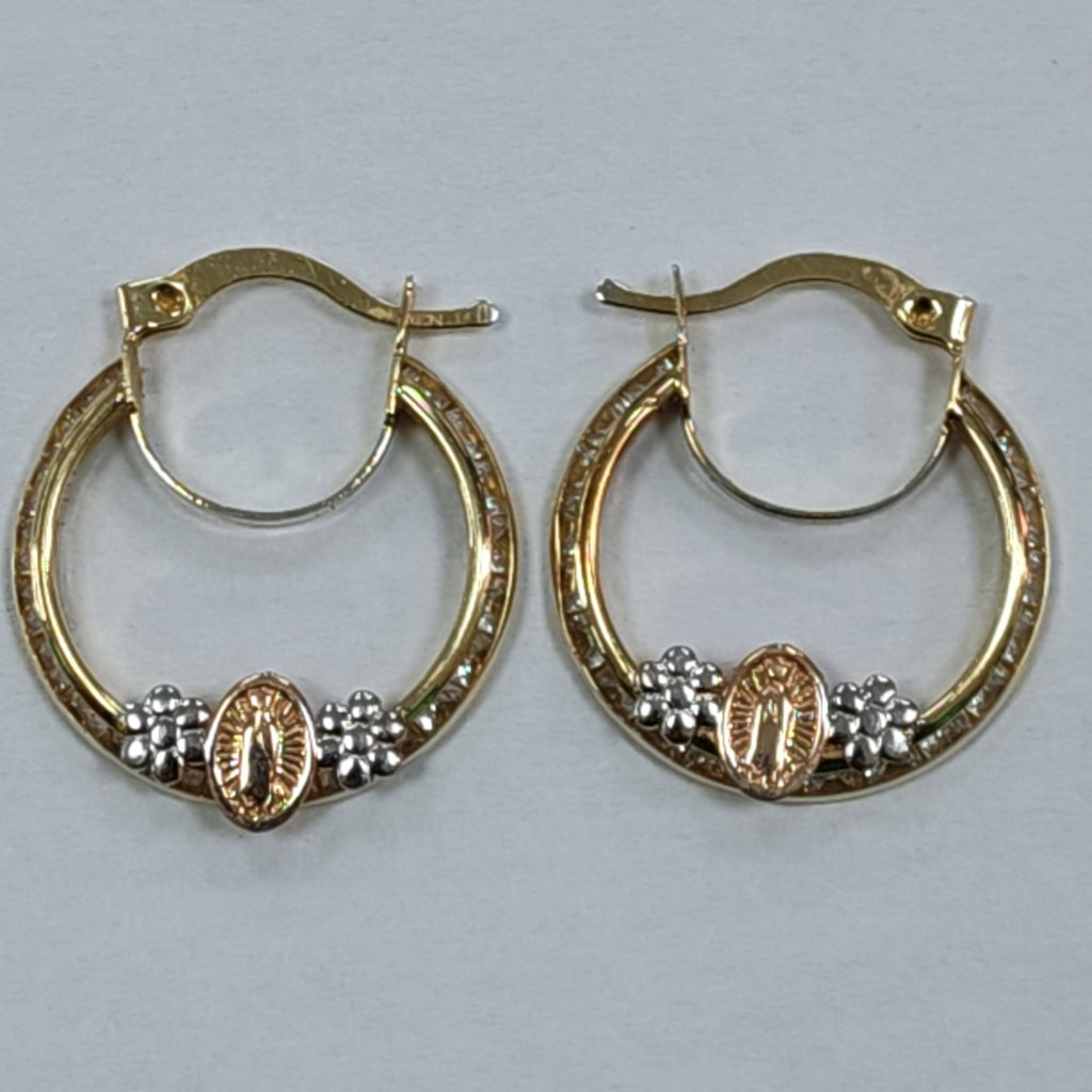 ARRACADAS PAR ORO 14 K 2,40 GRMS (SEMINUEVO)