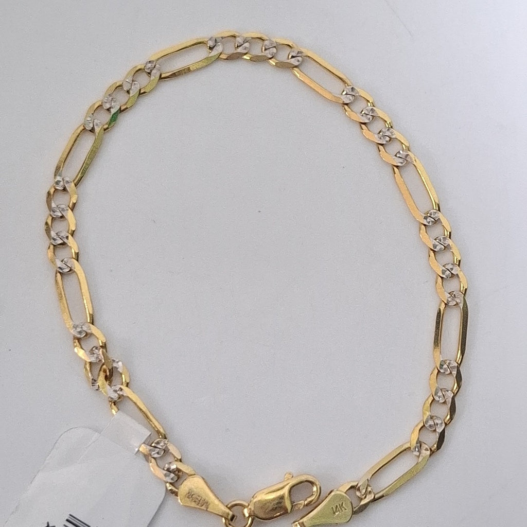 PULSERA 3X1 14K 18 CM 4 GR (NUEVO)