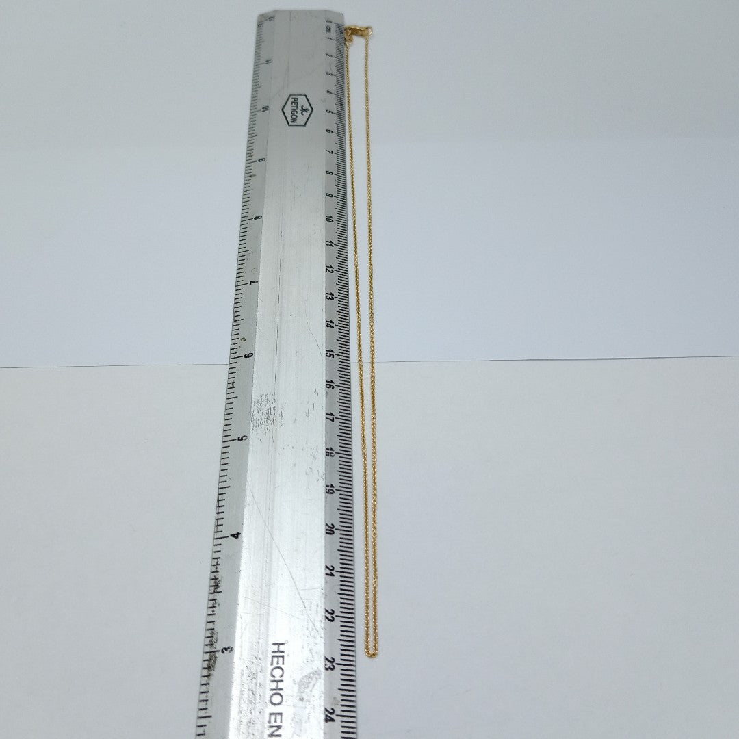 CADENA ORO 14 K 2,20 GRMS (SEMINUEVO)