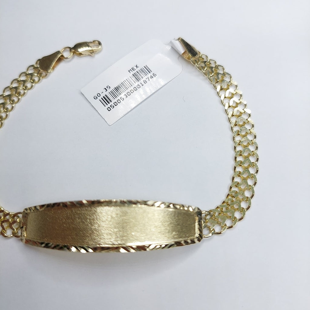 PULSERA ESCLAVA CHINO 14K 21 CM 9.8 GR (NUEVO)