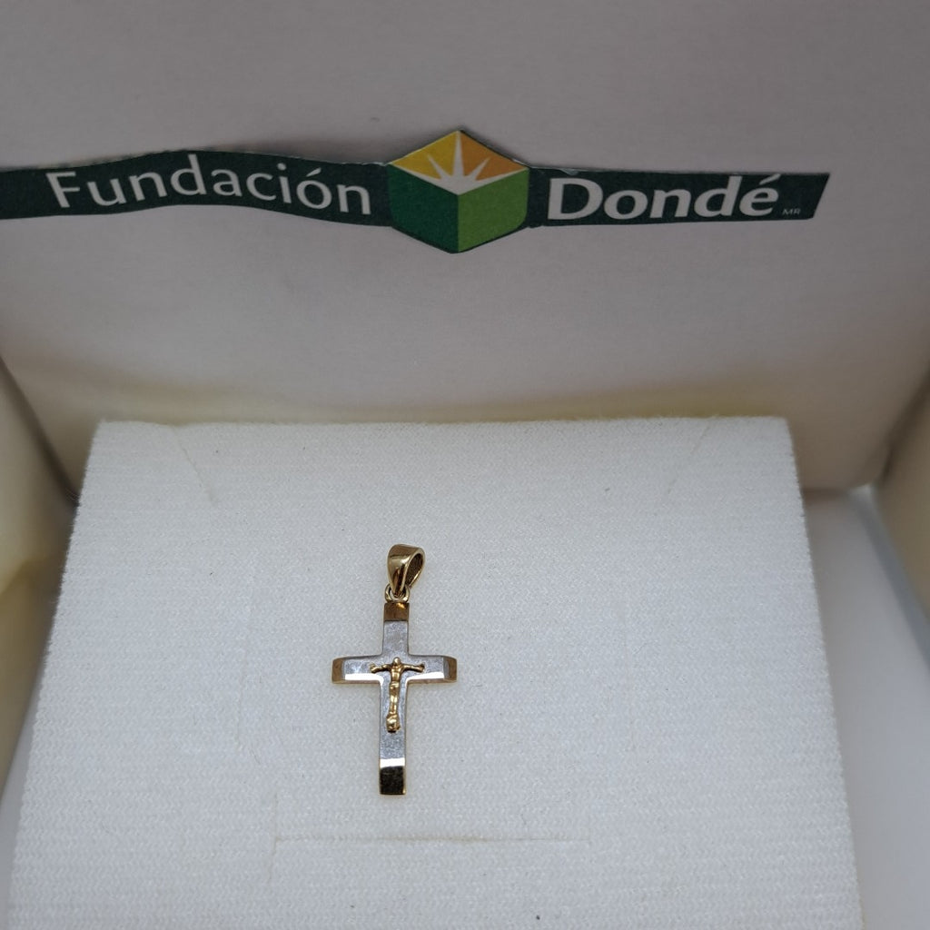 CRUCIFIJO ORO,RODIADO 10 K 1,20 GRMS (SEMINUEVO)