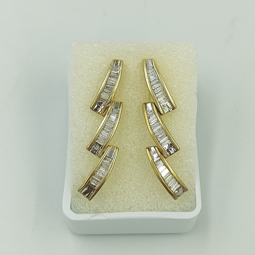 ARETES PAR ORO 14 K 4,70 GRMS (SEMINUEVO)
