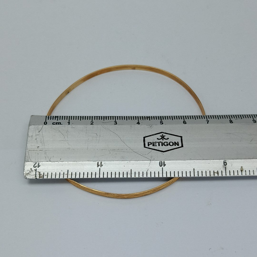 PULSERA RIGIDA ORO 14 K 5,20 GRMS (SEMINUEVO)
