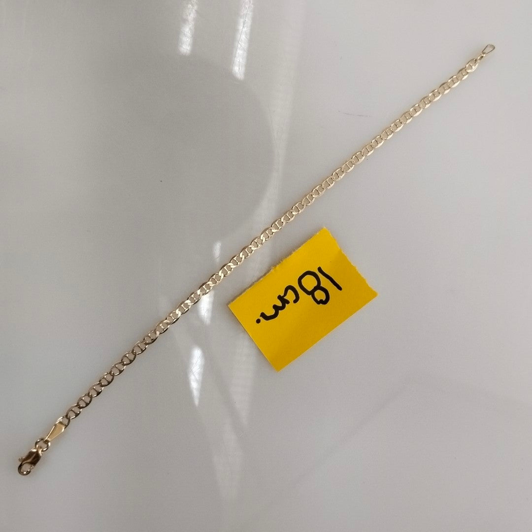 PULSERA GUCHI 14K 18 CM 2 GR (NUEVO)