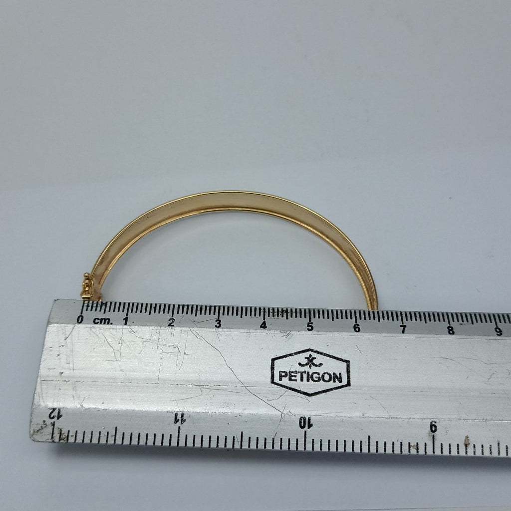 PULSERA RIGIDA ORO,RODIADO 10 K 5,90 GRMS (SEMINUEVO)