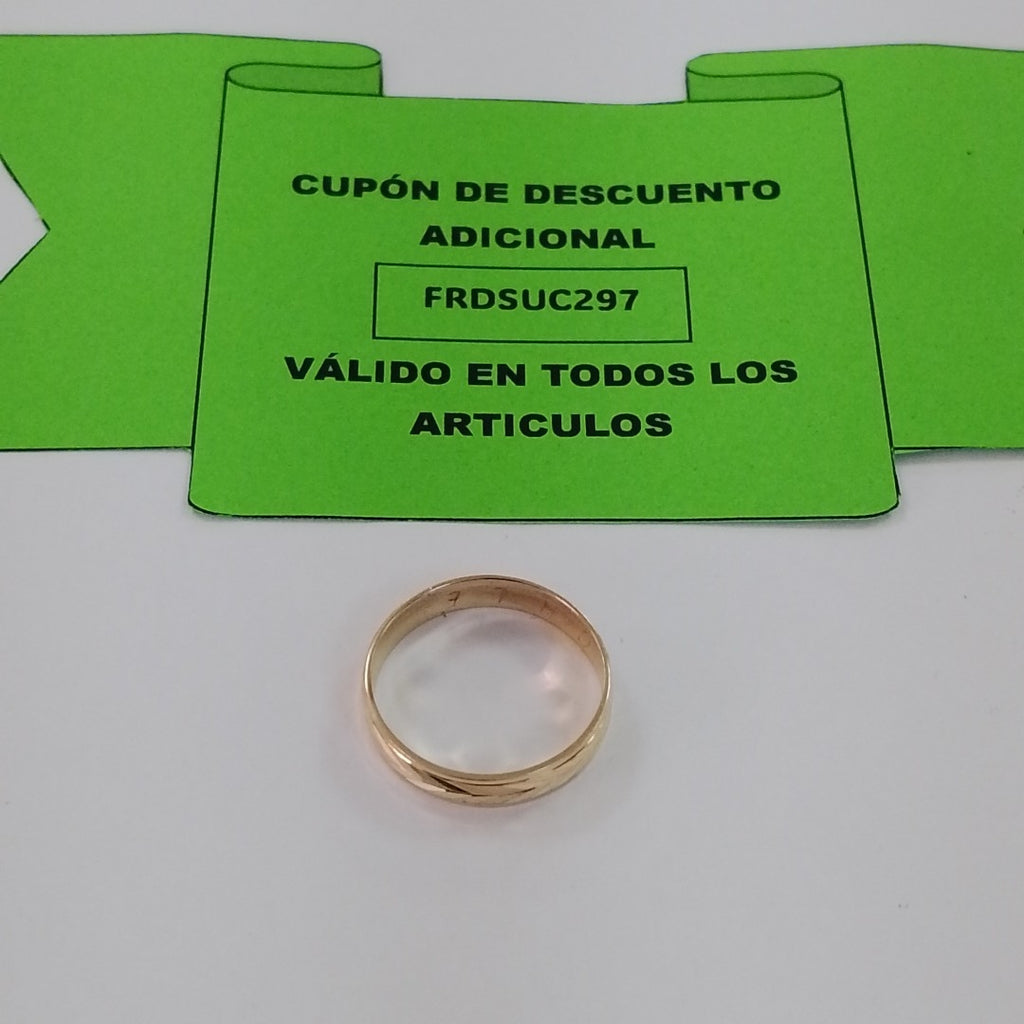 ARGOLLA ORO 8 K 1.3 GRMS (SEMINUEVO)