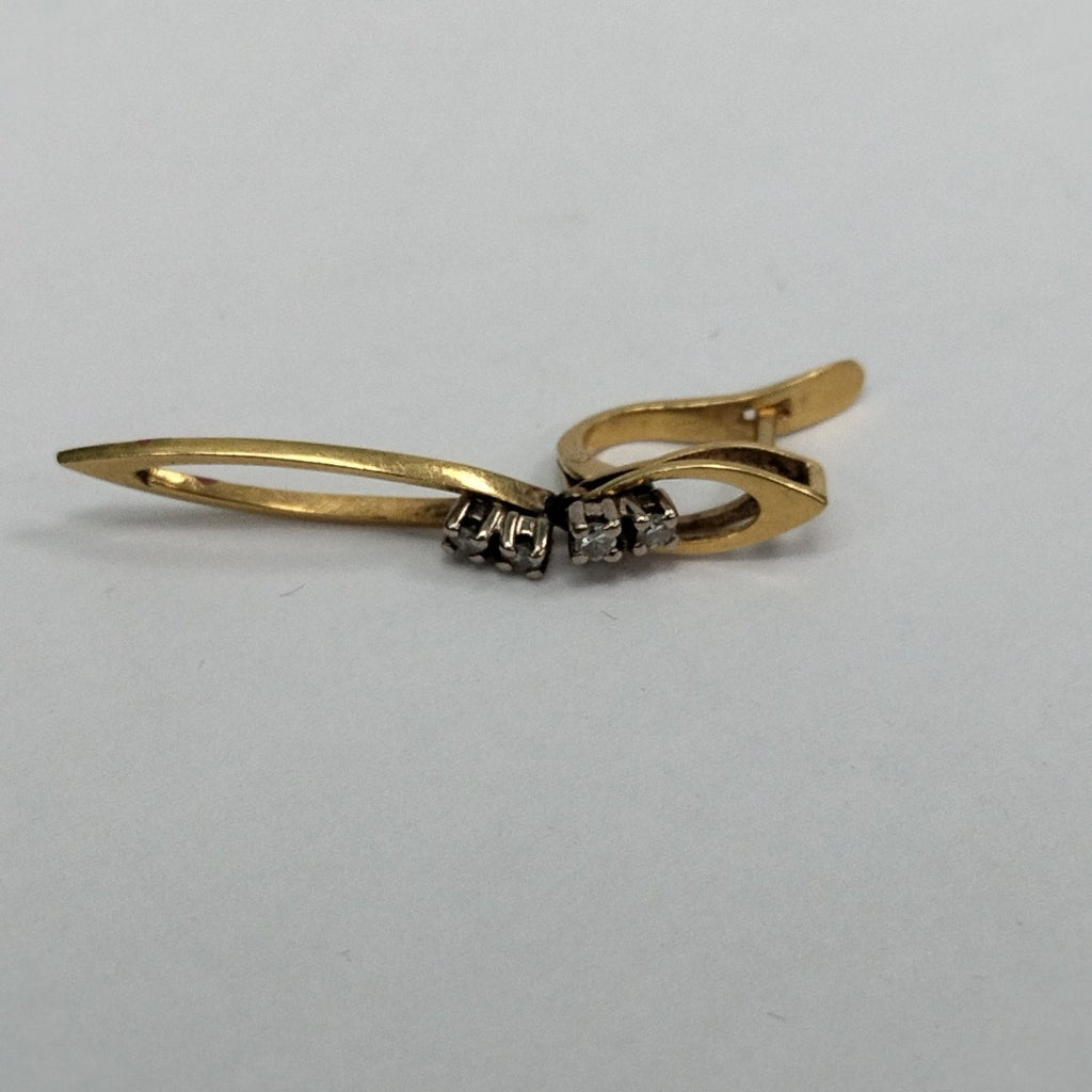 ARETES PAR ORO 18 K 4,00 GRMS (SEMINUEVO)