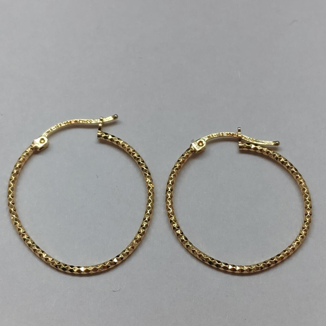 ARRACADAS PAR ORO 10 K 1.8 GRMS (SEMINUEVO)