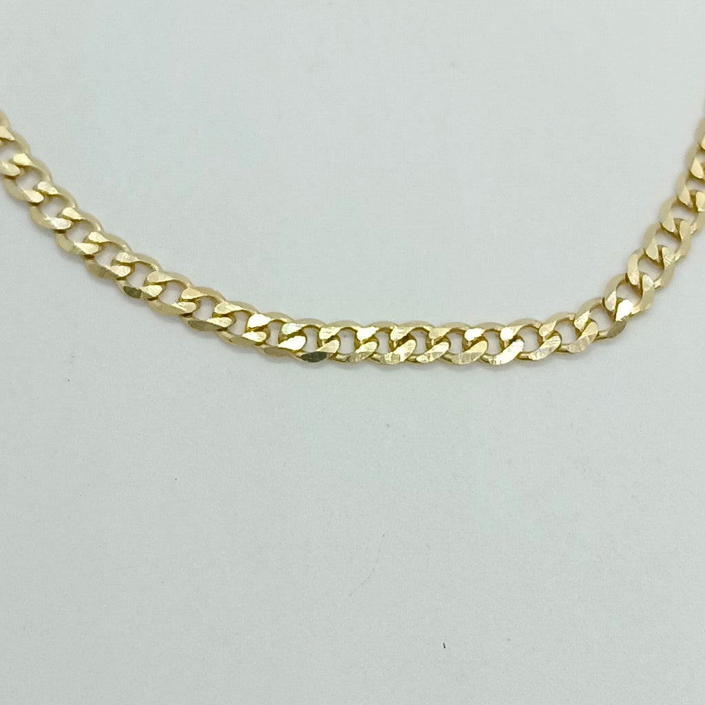 PULSERA TEJIDO BARBADA 14K 21 CM 2.3 GR (NUEVO)