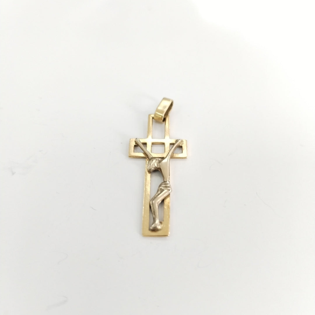 CRUCIFIJO ORO 14 K 2,20 GRMS (SEMINUEVO)