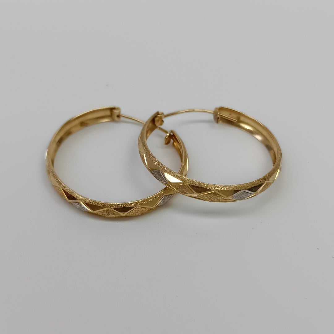 ARRACADAS PAR ORO 14 K 4,50 GRMS (SEMINUEVO)