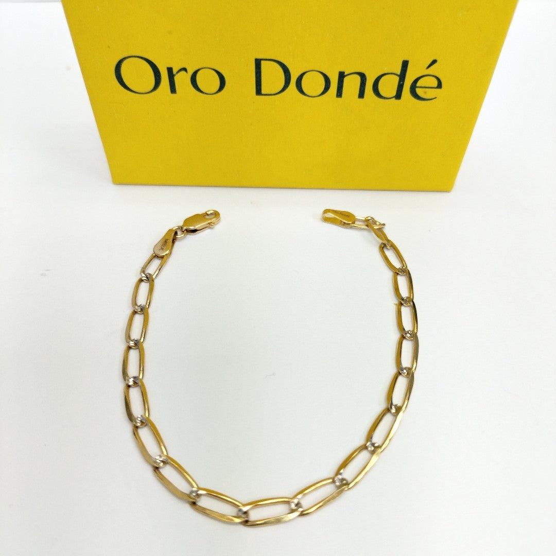 PULSERA TEJIDO ESLABONES 3.9G 18 CM (NUEVO)