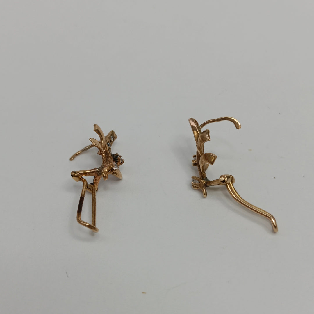 ARETES PAR ORO 10 K 2.4 GRMS (SEMINUEVO)