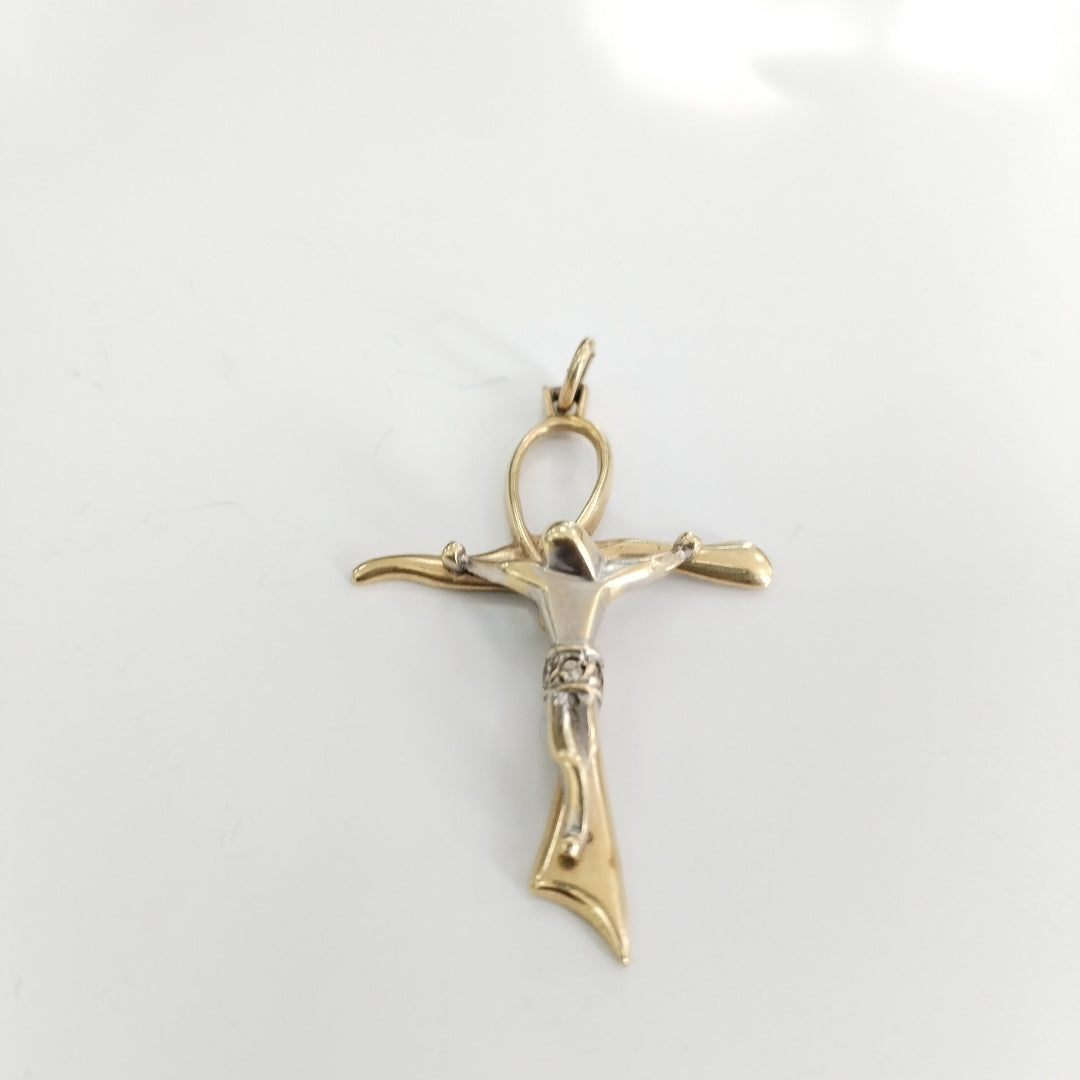 CRUCIFIJO ORO 14 K 4,30 GRMS (SEMINUEVO)