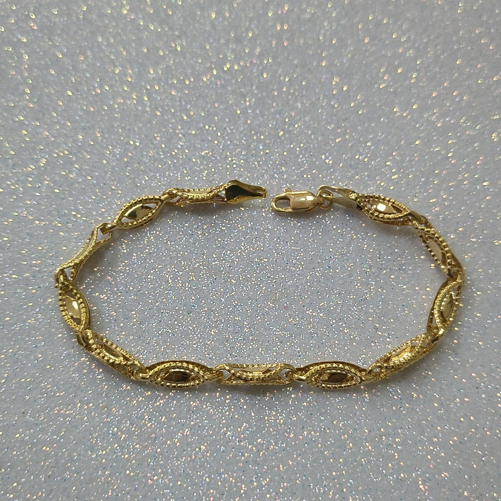 PULSERA ESPECIAL 10K 18 CM 4.4 GR (NUEVO)