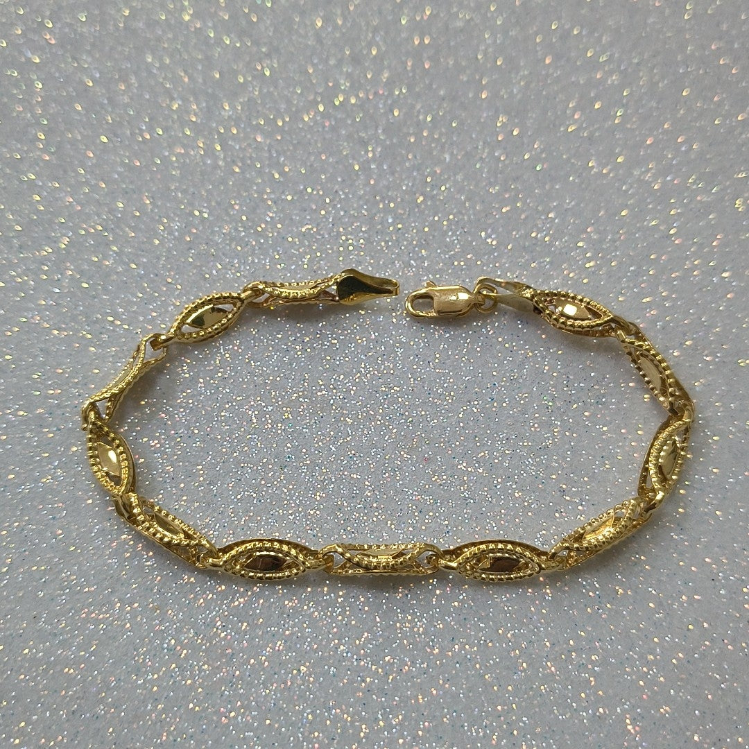 PULSERA ESPECIAL 10K 18 CM 4.4 GR (NUEVO)