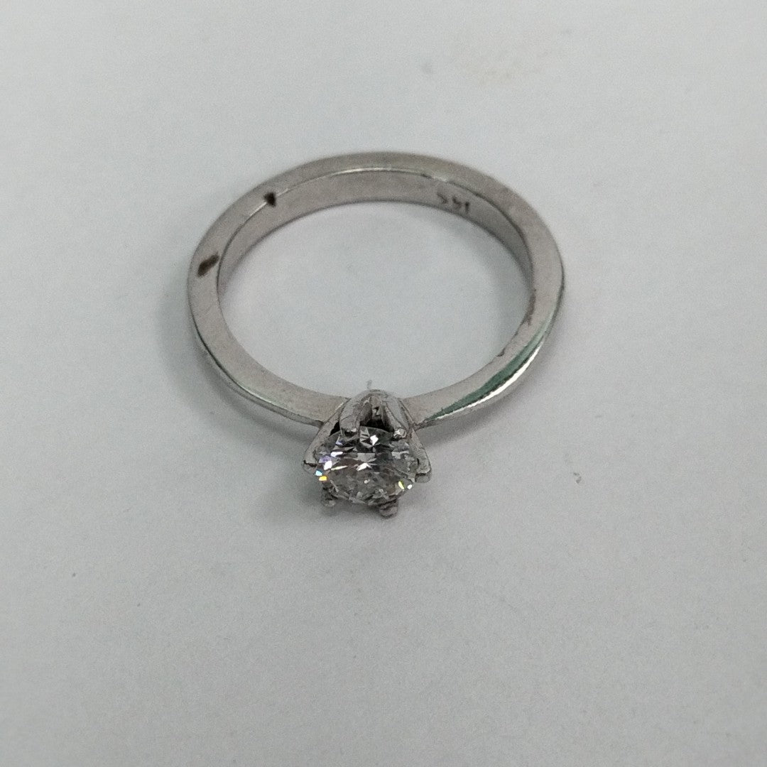ANILLITO ORO BLANCO 14 K 3,30 GRMS (SEMINUEVO)