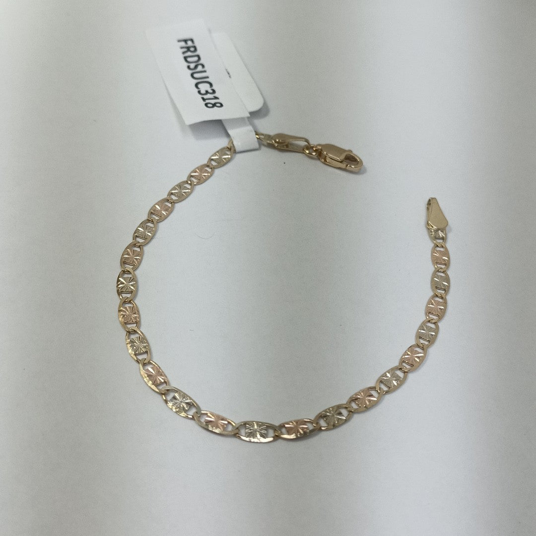 PULSERA GUCHI 14K 18 CM 3 GR (NUEVO)