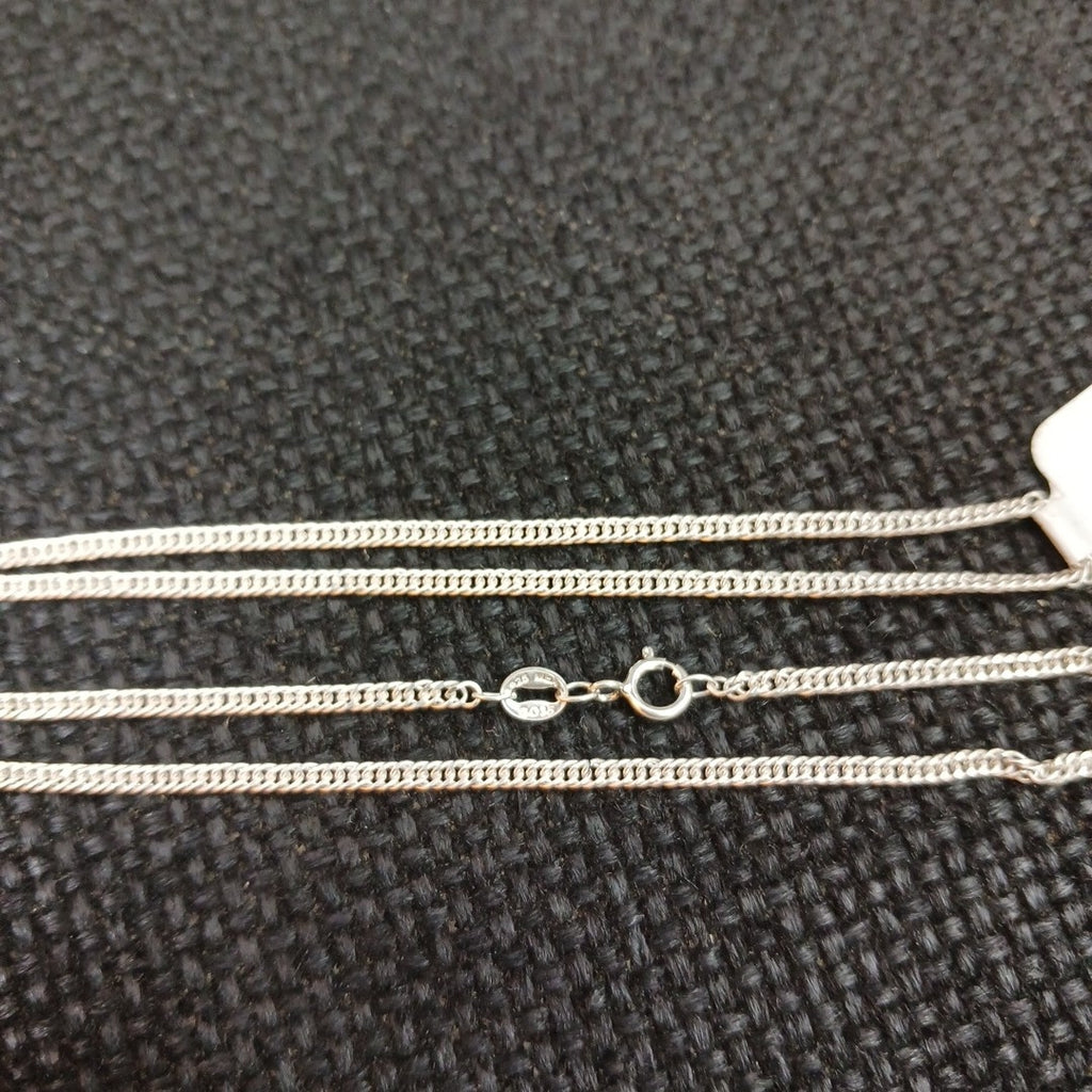 CADENA BARBADA PLATA .925 50 CM 4.32 GR (NUEVO)