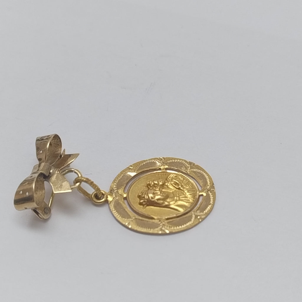 MEDALLA RELIGIOSA ORO 14 K 2,80 GRMS (SEMINUEVO)