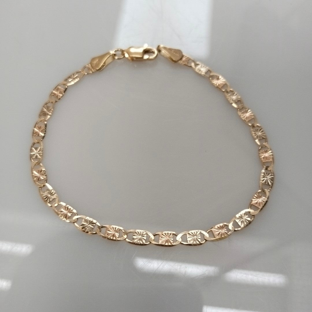 PULSERA GUCHI 14K 18 CM 2.9 GR (NUEVO)