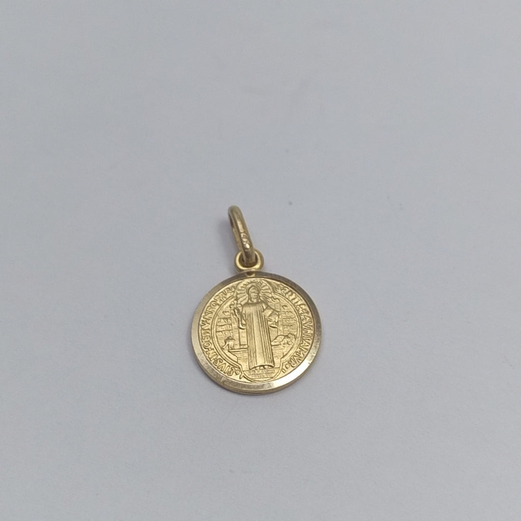 MEDALLA RELIGIOSA ORO 14 K 2 GRMS (SEMINUEVO)