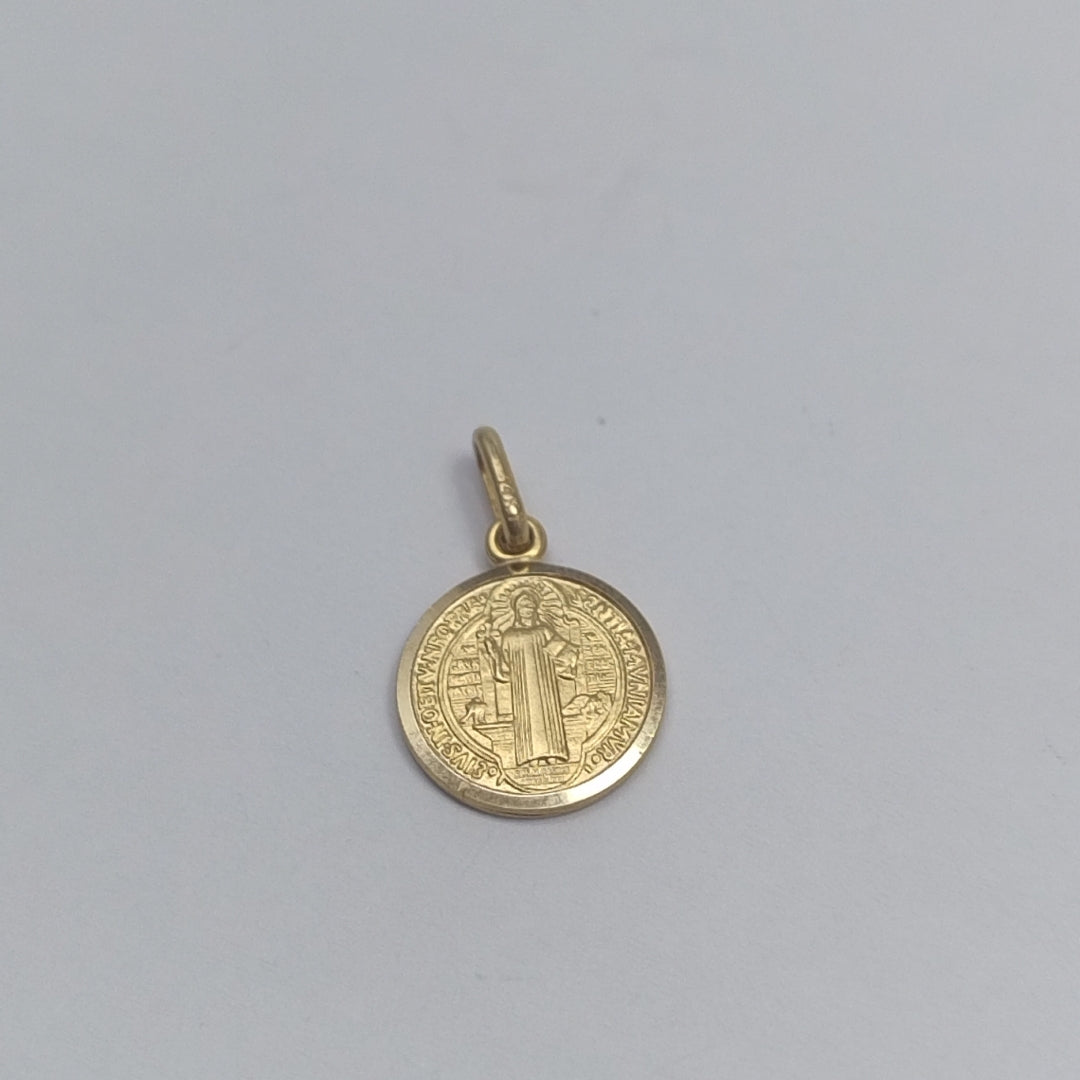 MEDALLA RELIGIOSA ORO 14 K 2 GRMS (SEMINUEVO)