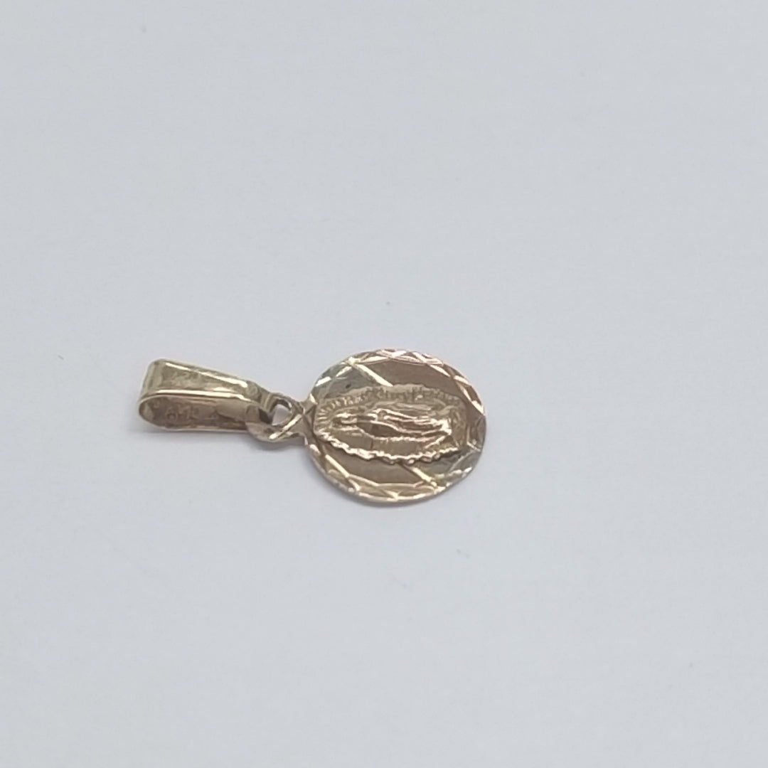 MEDALLA RELIGIOSA ORO COMBINADO 14 K 0,70 GRMS (SEMINUEVO)