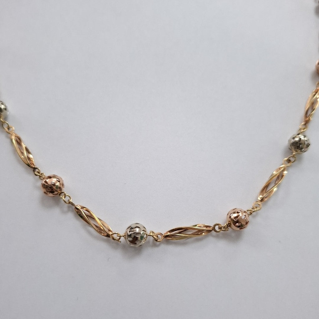 CADENA ORO, RODIADO 14 K 14.8 GRMS (SEMINUEVO)