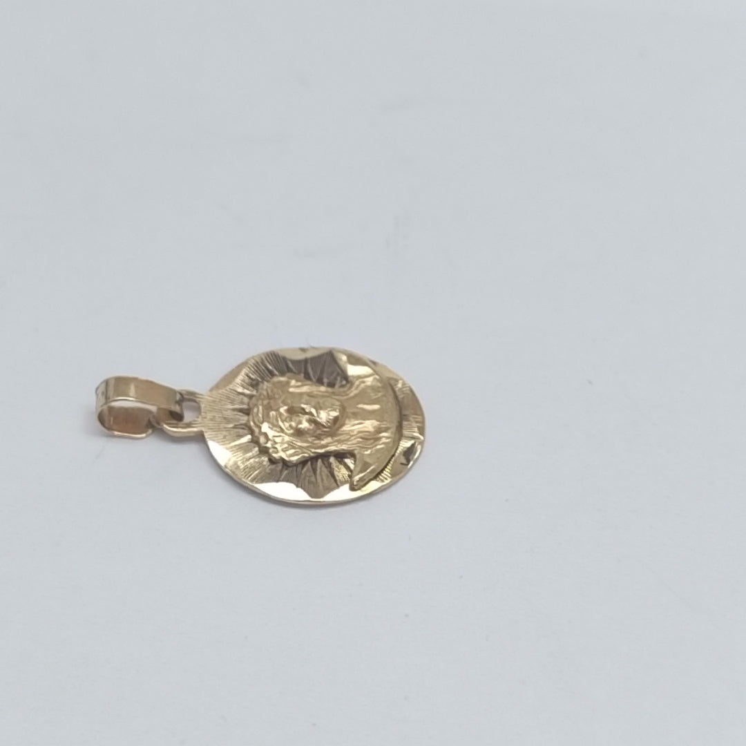 MEDALLA RELIGIOSA ORO 14 K 0.9 GRMS (SEMINUEVO)