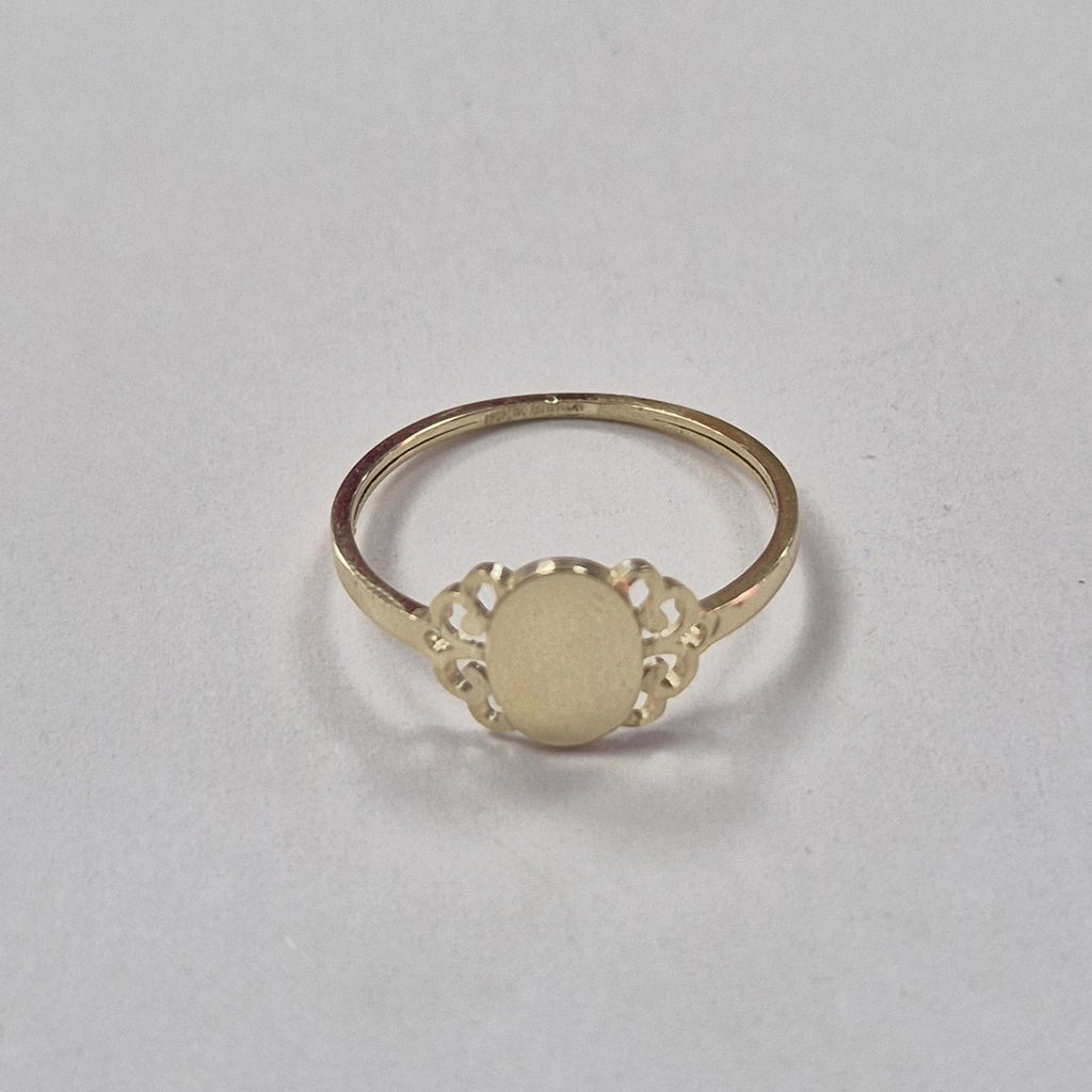 ANILLOS ANILLITO 10K TALLA 7 0.9 GR (NUEVO)