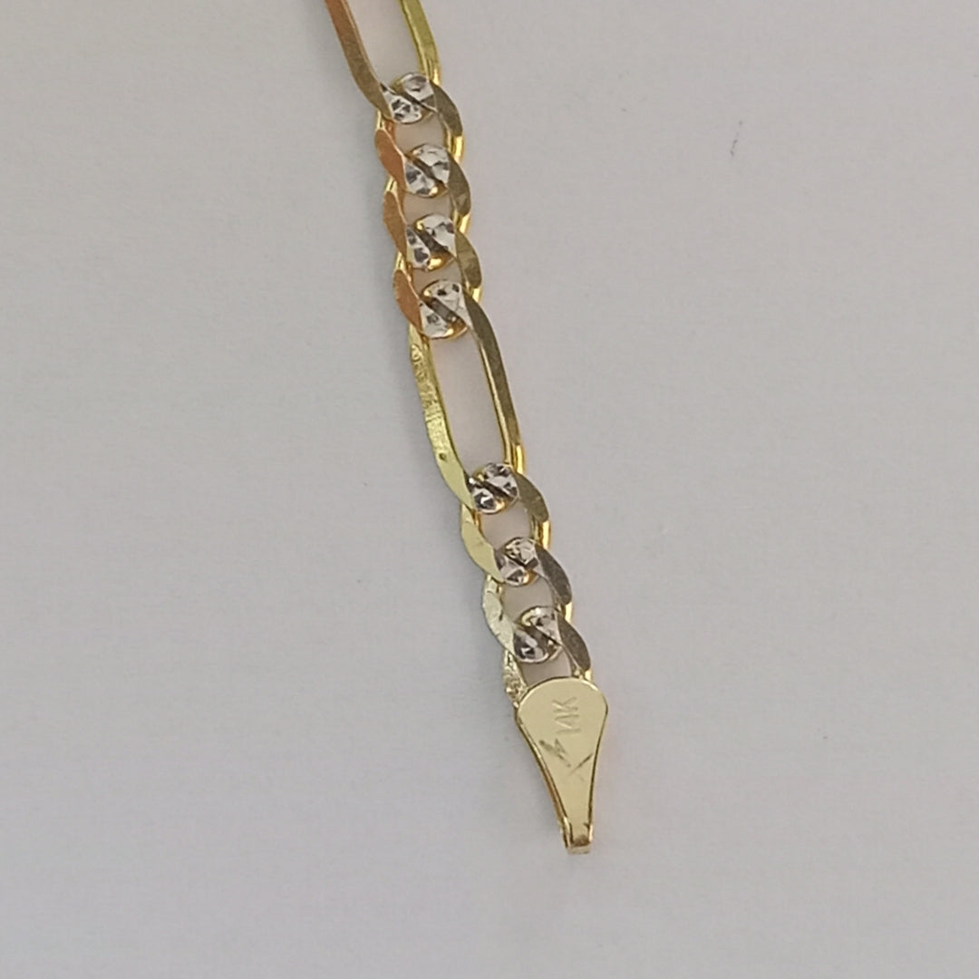 PULSERA 3X1 14K 21 CM 4.5 GR (NUEVO)