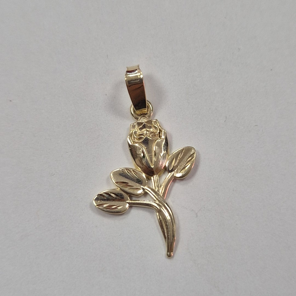 DIJE ROSA 10K 1.3 GR (NUEVO)