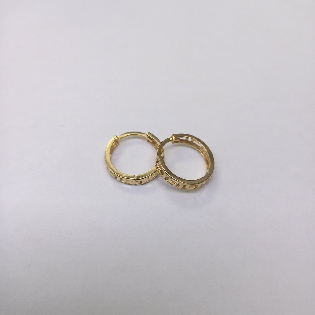 ARRACADAS PAR ORO 14 K 1.2 GRMS (SEMINUEVO)
