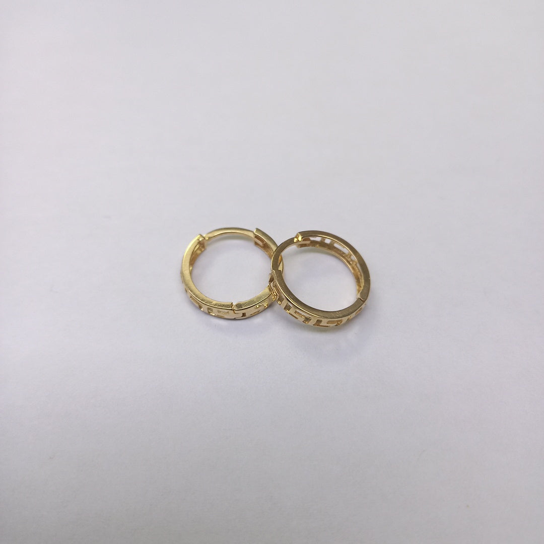 ARRACADAS PAR ORO 14 K 1.2 GRMS (SEMINUEVO)