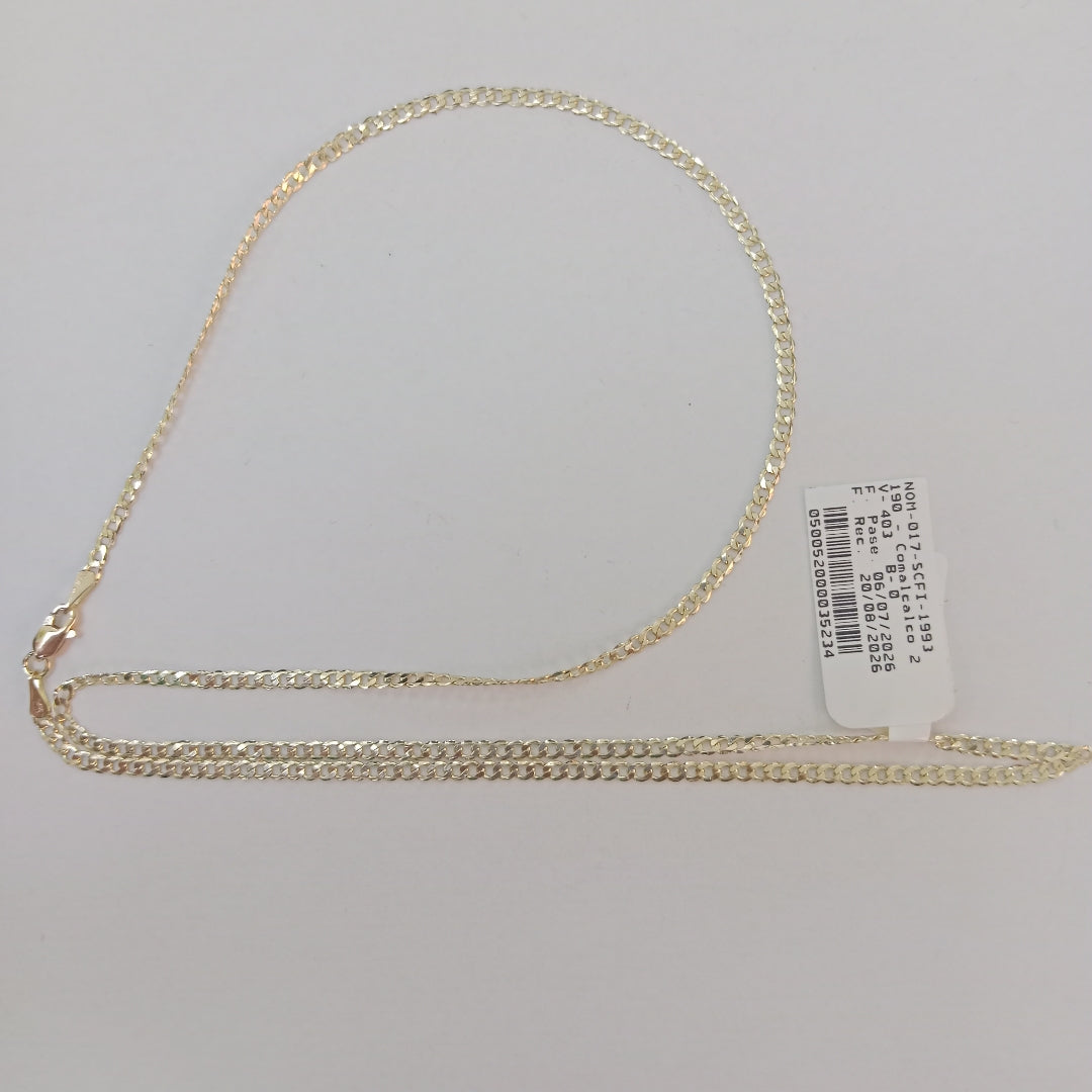 CADENA BARBADA 14K 55 CM 5.1 GR (NUEVO)
