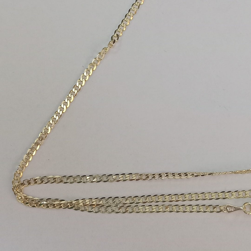 CADENA BARBADA 14K 60 CM 5.9 GR (NUEVO)