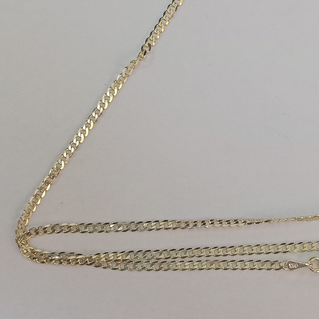 CADENA BARBADA 14K 60 CM 5.9 GR (NUEVO)