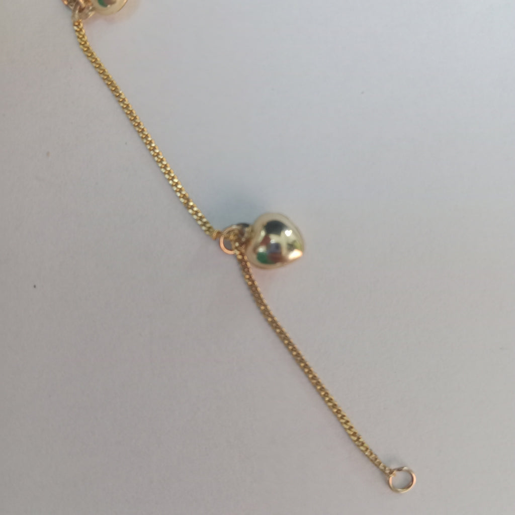 PULSERA ESPECIAL DIJES 10K 18 CM 1.6 GR (NUEVO)