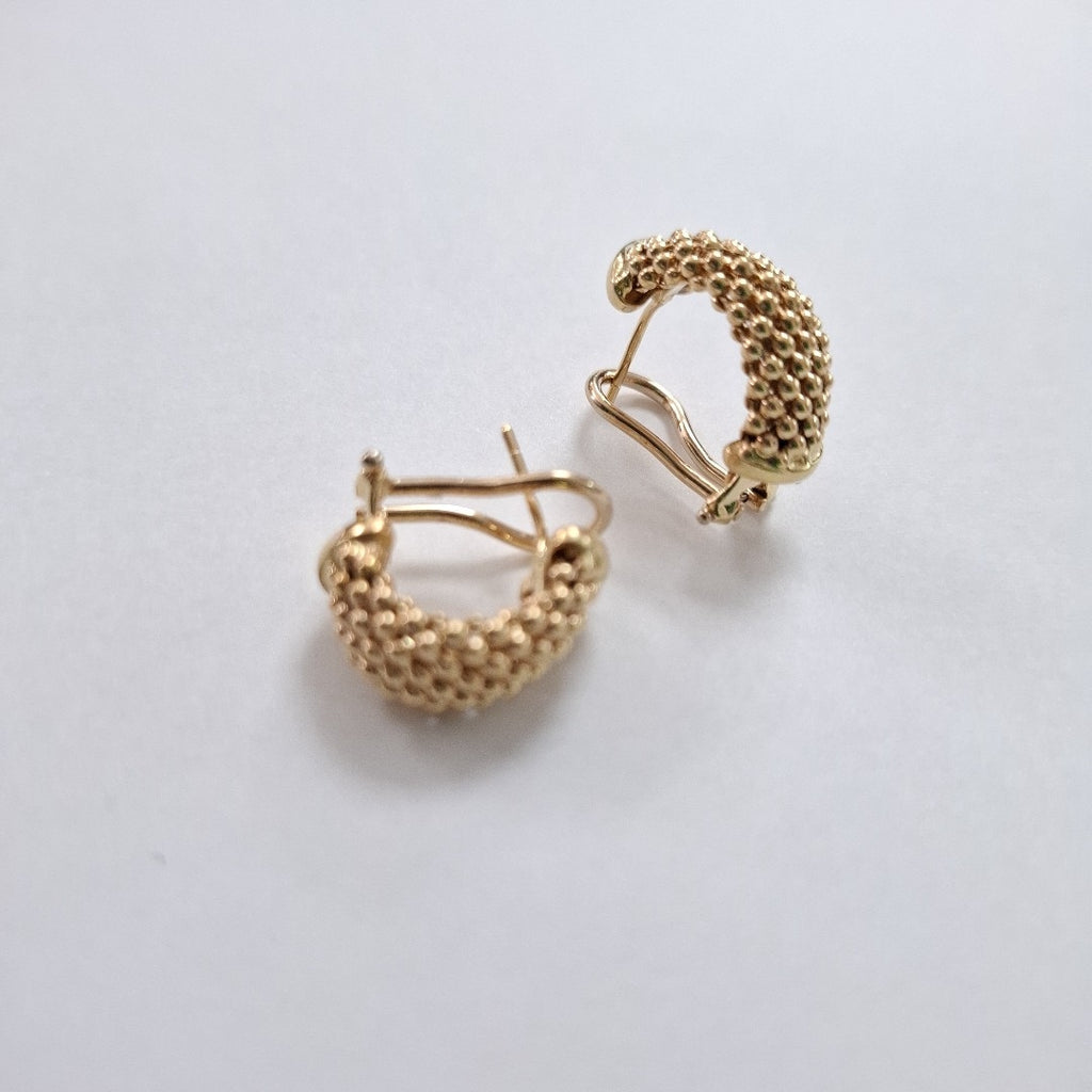 ARETES PAR ORO 14 K 7.7 GRMS (SEMINUEVO)